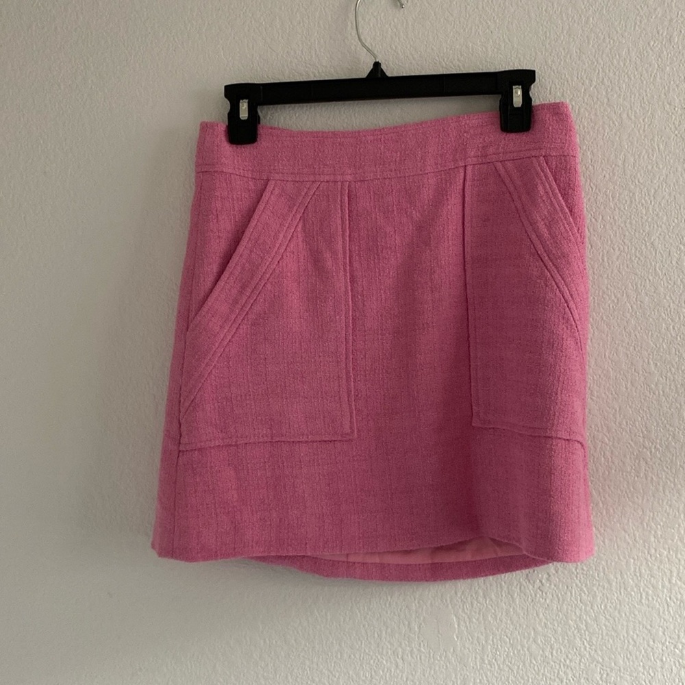Veronica Beard Baby Pink Mini Skirt